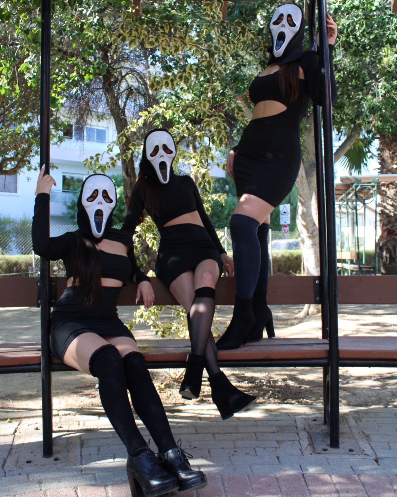 “Total black Double trouble”